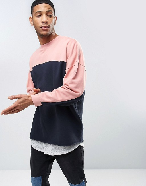 Custom Men's Oversized Longline Sweatshirt