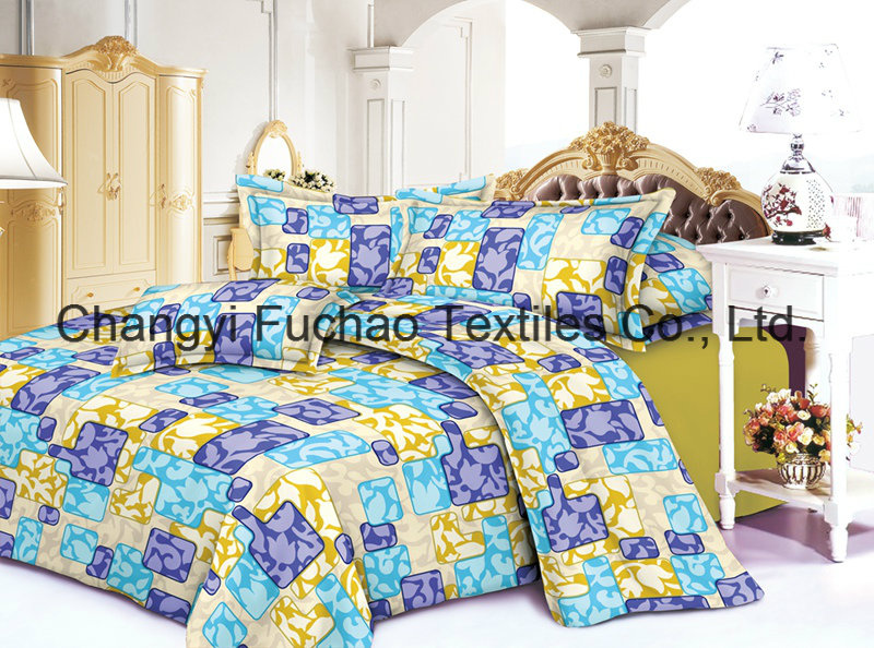 100% Cotton Bed Set for Hotel Use Bed Sheet
