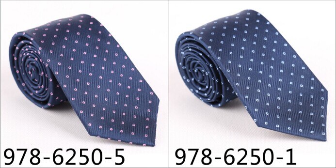 New Design Fashionable Novelty Silk/Polyester Woven Tie (6250-5)