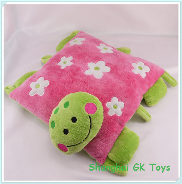 a Series of Cushions Colorful Plush Cushions