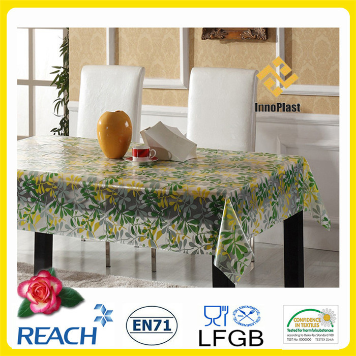 PVC Printed Transparent Table Cloth