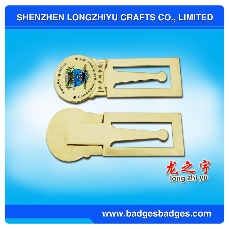 Paper Clip Bookmark Custom Made Logo Shape Fancy Bookmark