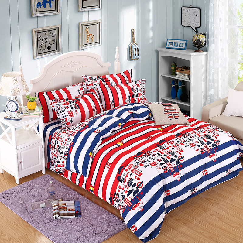 Cheap 1500 Collection Printed Polyester Bedding Set