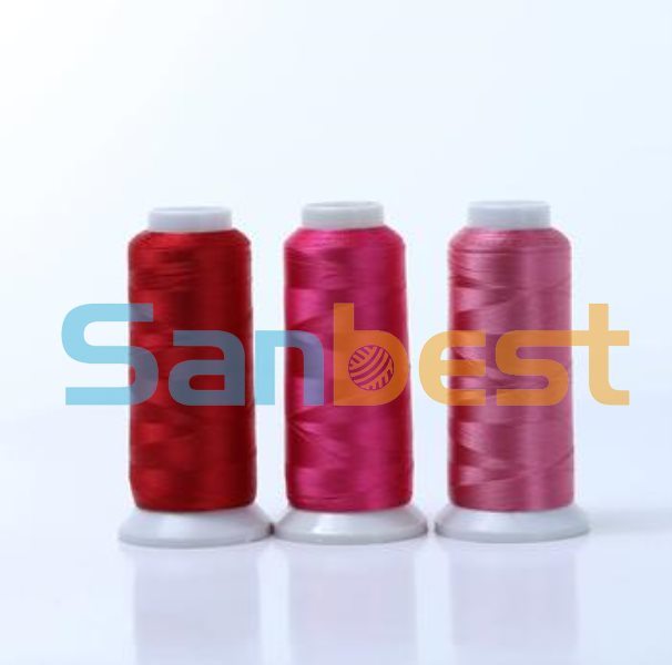 100% Viscose Rayon Embroidery Thread for Applique Embroidery