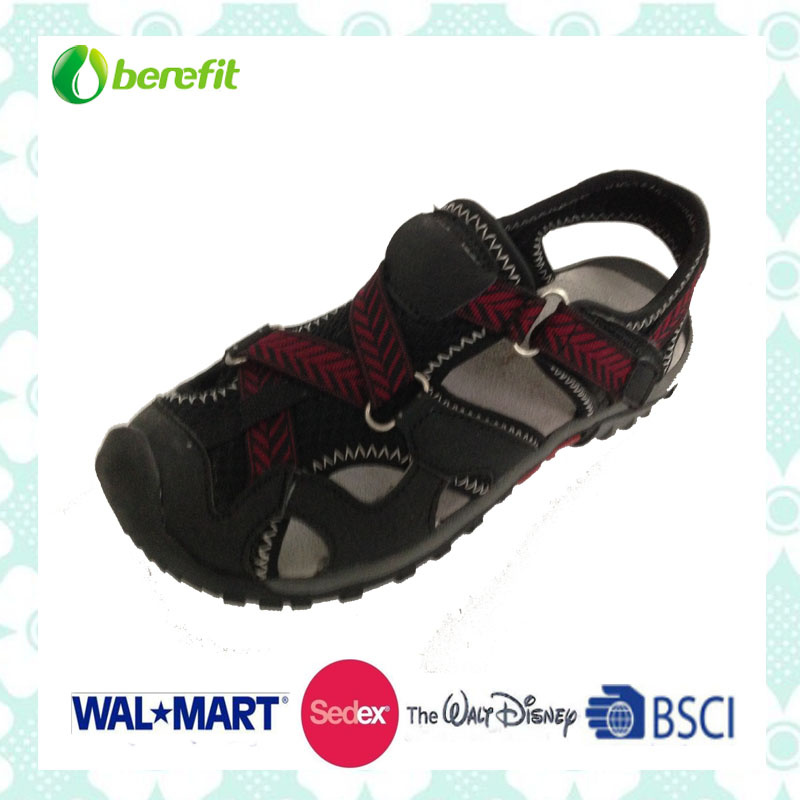 PU Upper with Magic Tape and TPR Sole, Men's Sporty Sandals