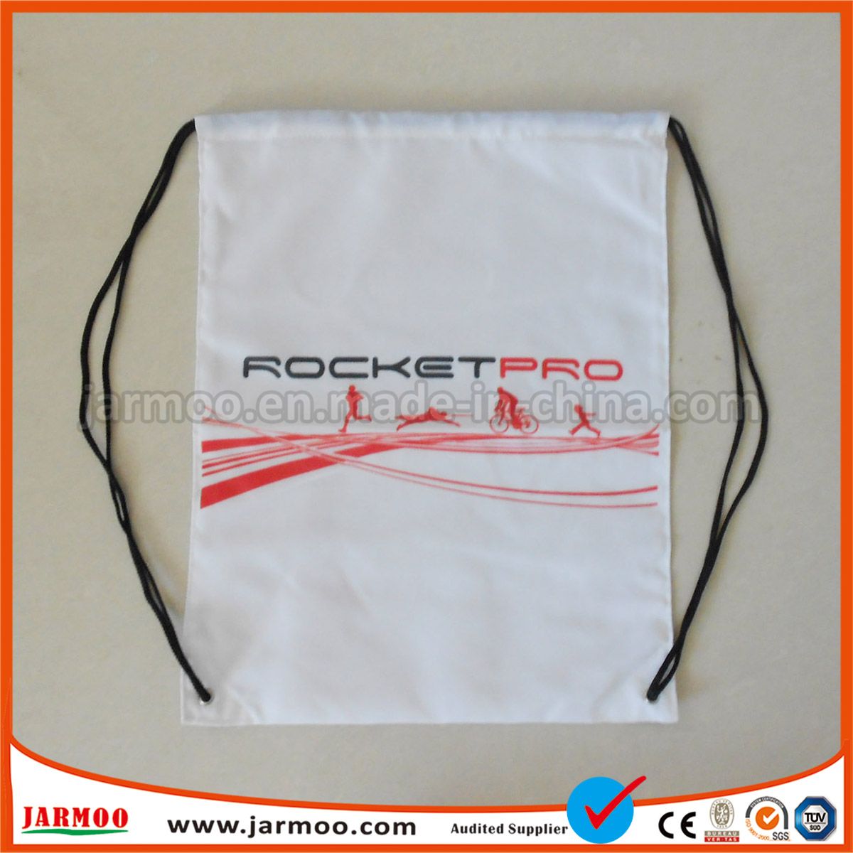 210d Polyester Duable Printing Drawstring Bag