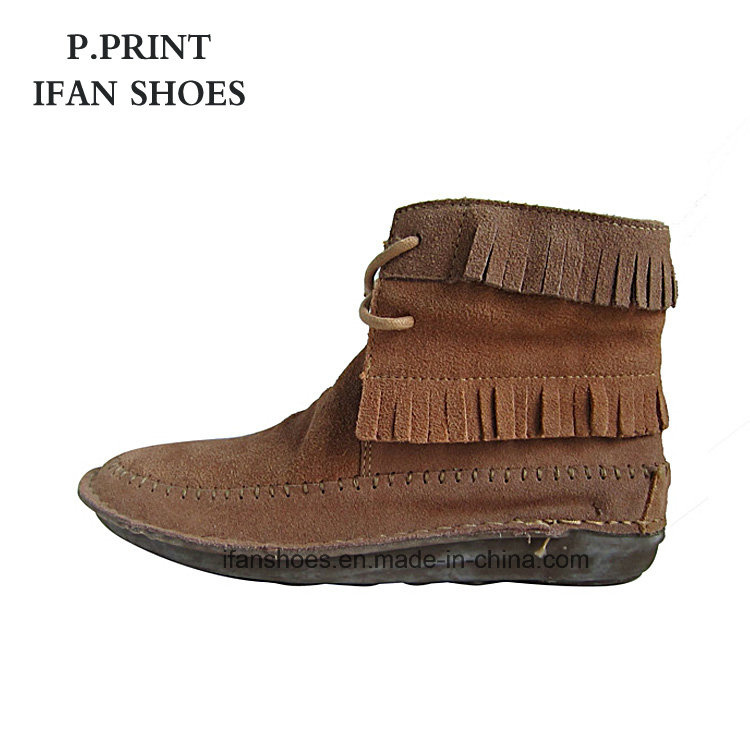Double Tassel Leather Shoes From Factory Good Quality