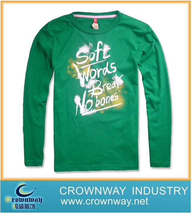 Crew Neck Men Sweatshirt with Custom Logo Printing on Front