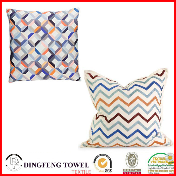 2017 New Design Digital Printed Cushion Cover Sets Df-C353