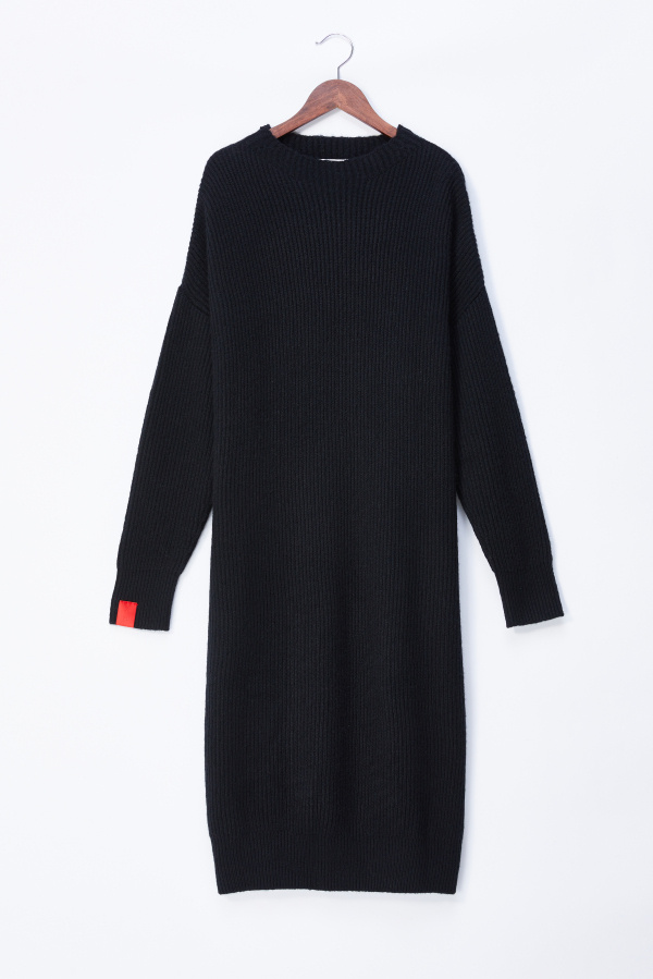 Fashionable Knitted Sweater with Long Pattern for Ladies