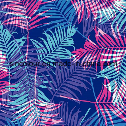 80%Nylon 20%Spandex Leaves Printing Fabric