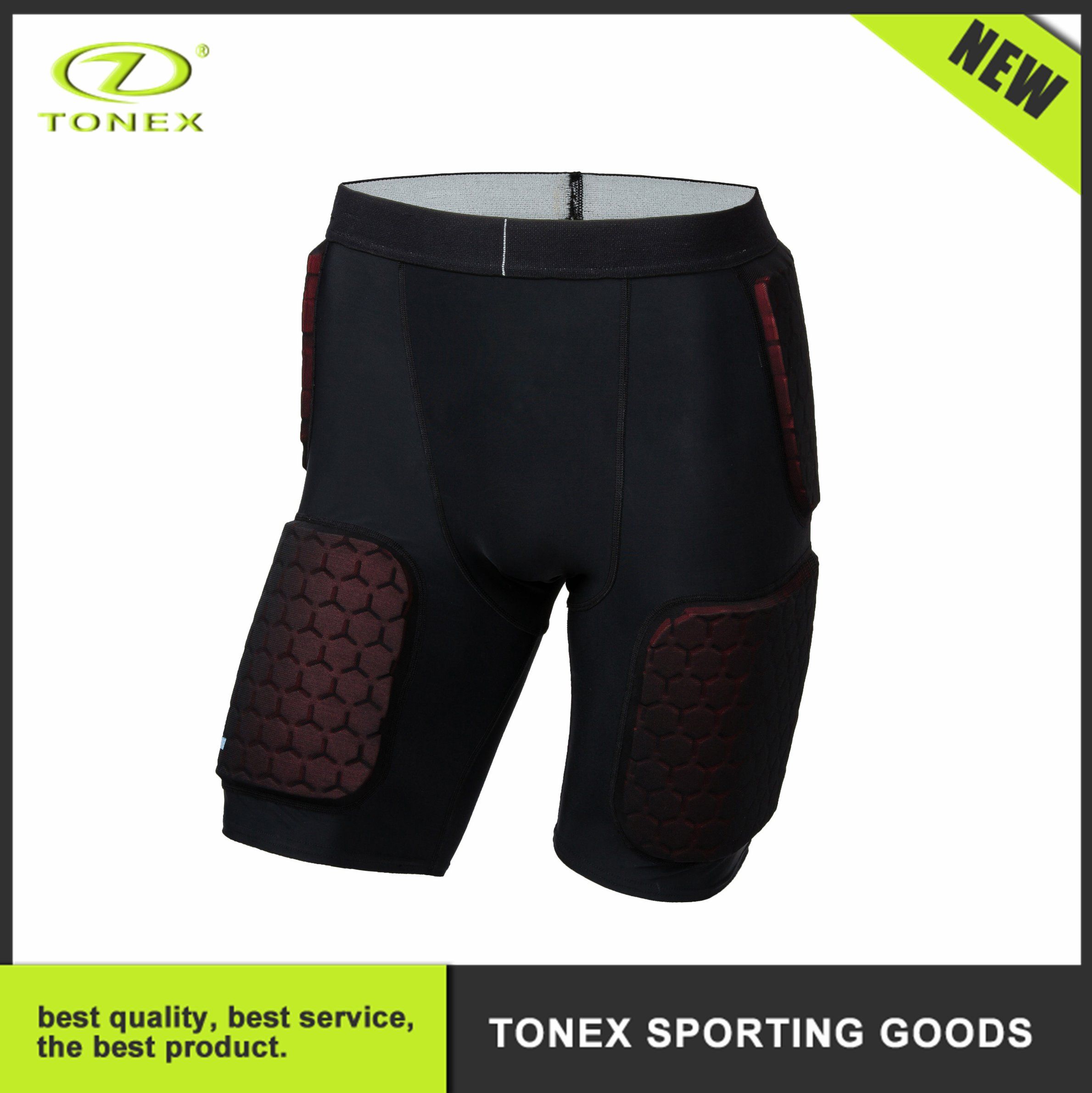 Elastic Men's Padded Practical Sports Wear