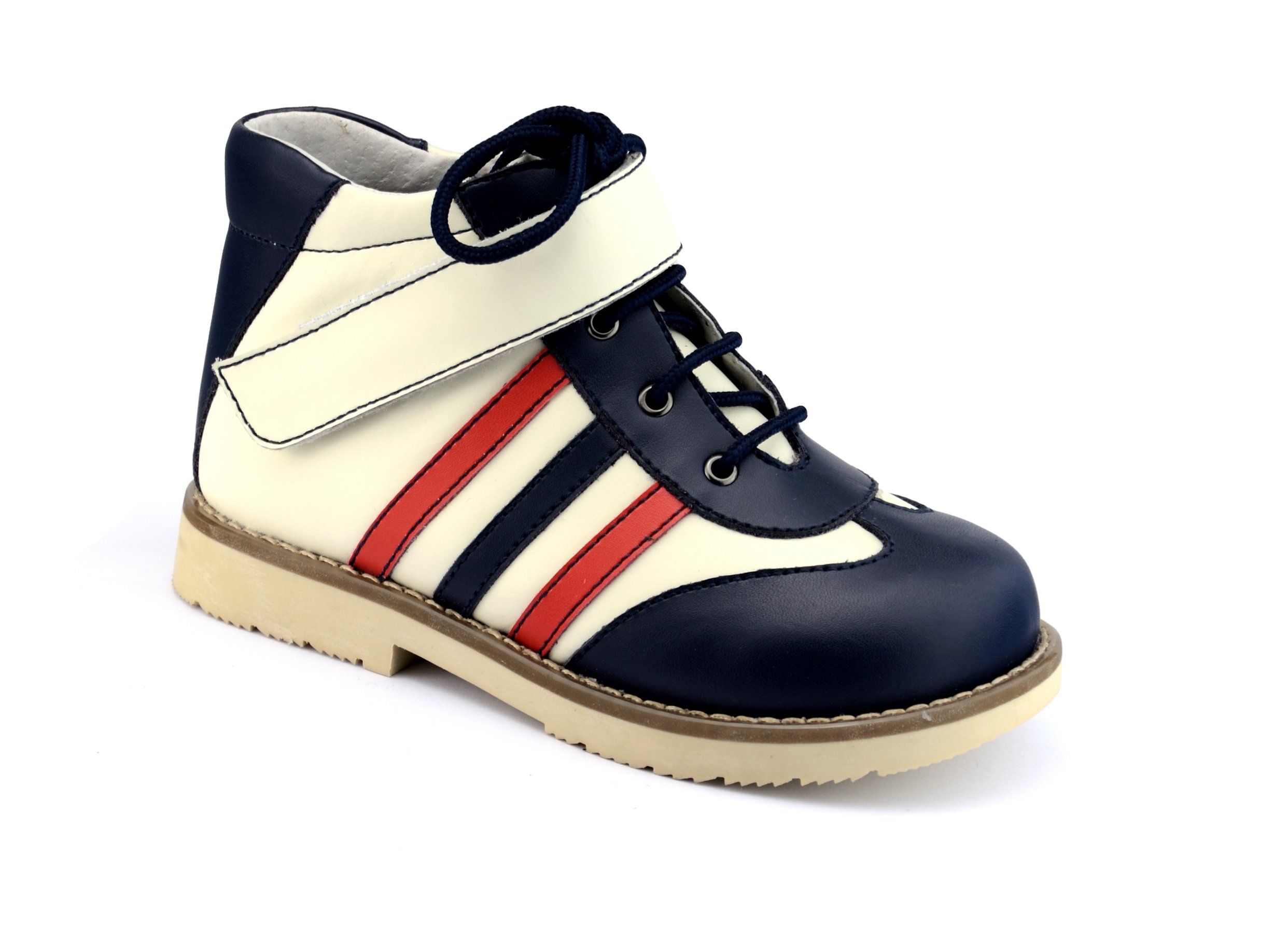 Chidren Support Shoes with Reinforced Toe Box to Resist Scuffing