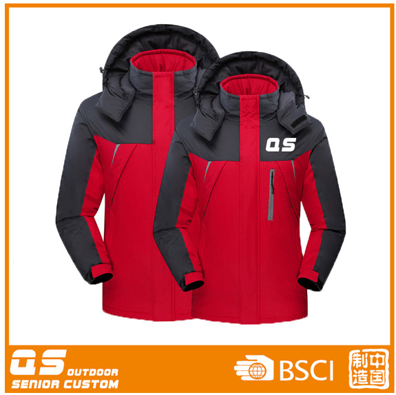 Large Red Windproof Sports Jacket for Men