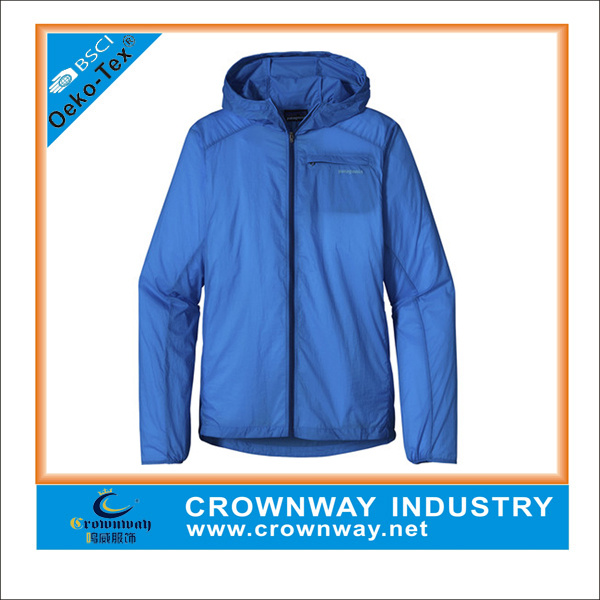 100% Polyester Lightweight Waterproof Sport Running Jacket