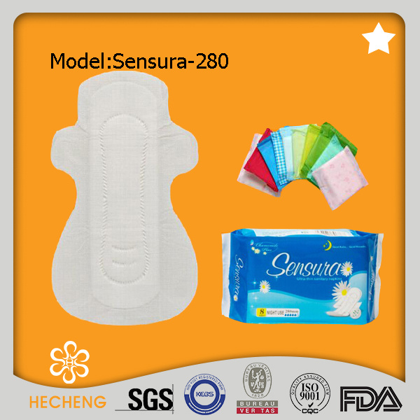 Super Soft Ultra Thin Sanitary Pads Customized Brand