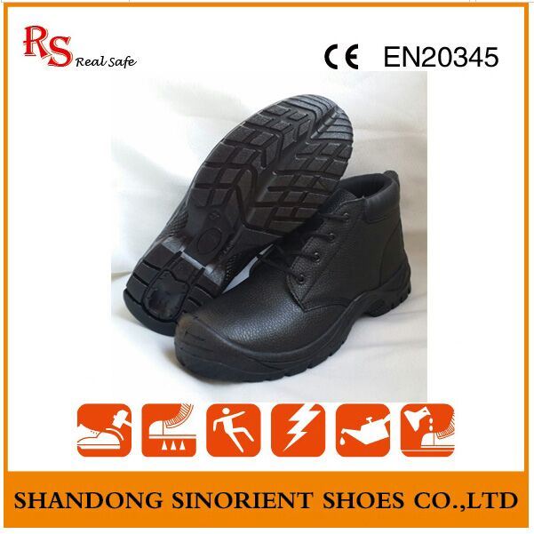 Genuine Leather Mining Safety Shoes Exported to Chile Market RS51