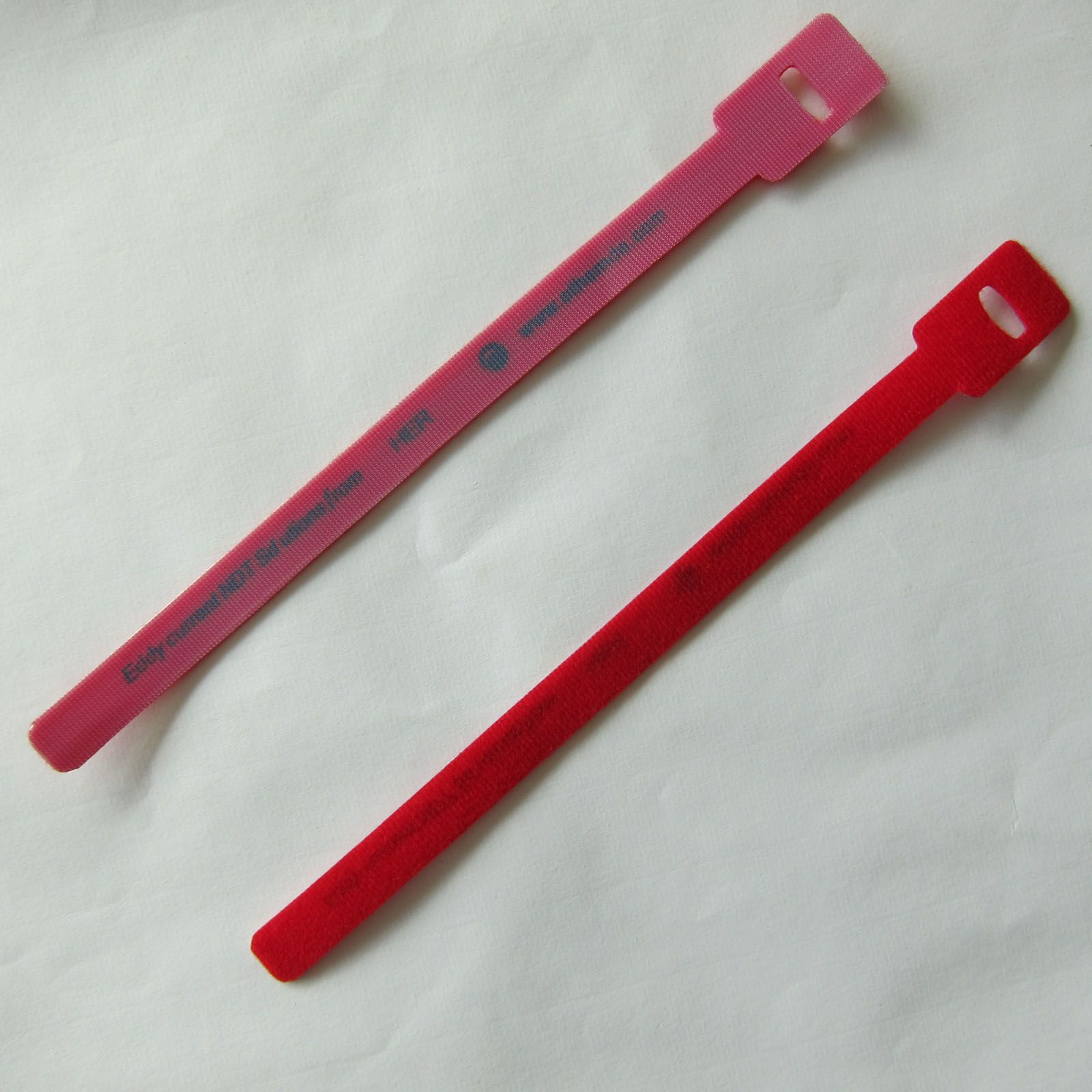 Self-Adhesive Hook & Loop Cable Tie with Printed Logo