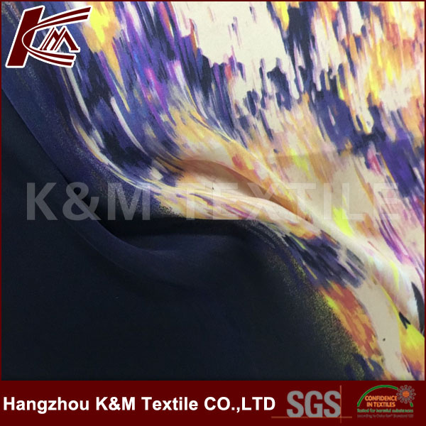 Garment Fabric Light Weight 100% Printed Polyester Fabric