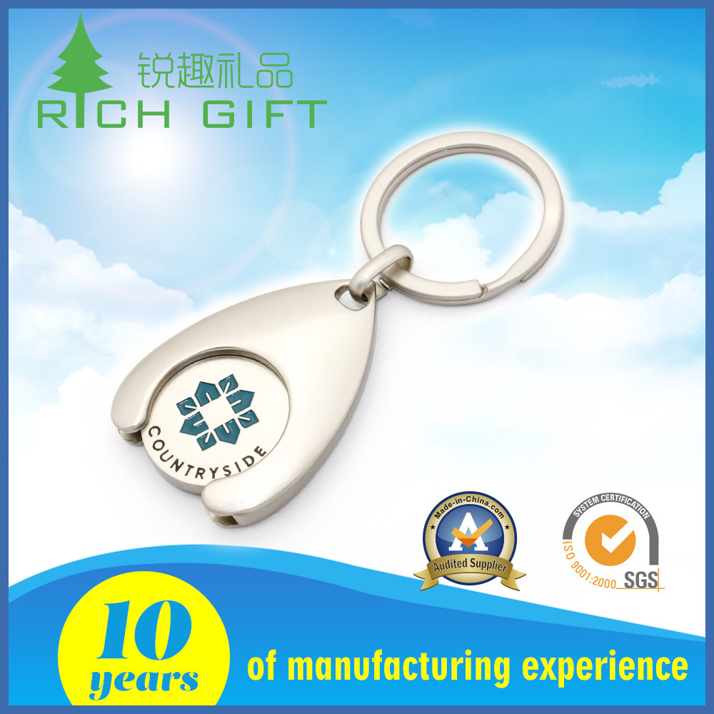Custom Metal Keychain with Beautiful Pattern for Wholesale