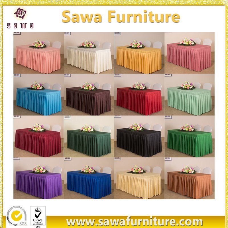 Wholesale Price Beautiful Rectangle Skirt Table Cloth