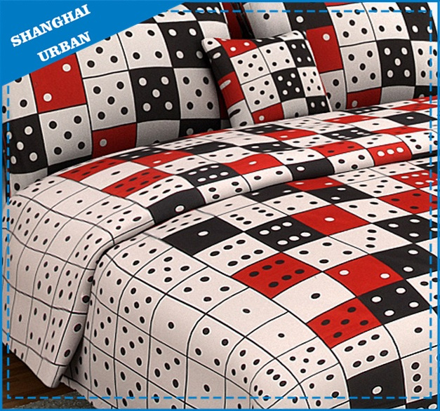 Rolling Dices Polyester Duvet Cover Bedding Set