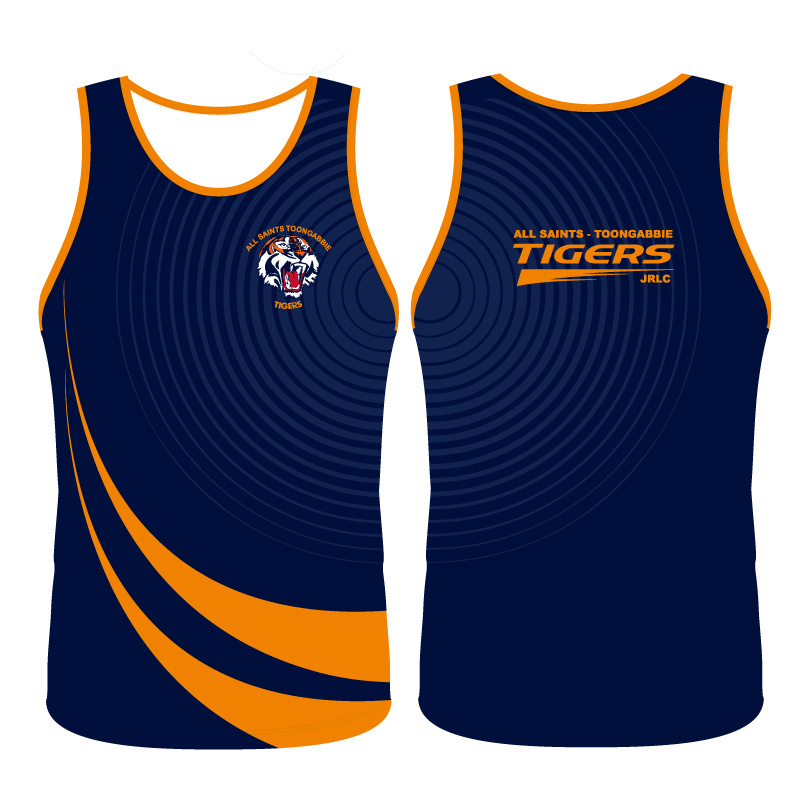 100% Polyester Dry Fit Stringer Gym Tank Top with Sublimation Printing