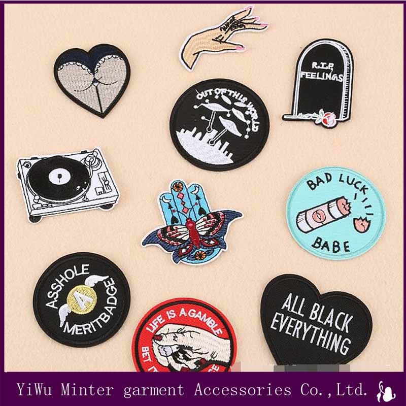 Lot / Cute Embroidered Sew Iron on Patches Badge Fabric Bag Clothes Applique Craft Transfer U Pick