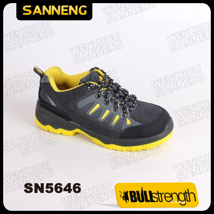 Sanneng Suede Leather Safety Shoes (SN5646)