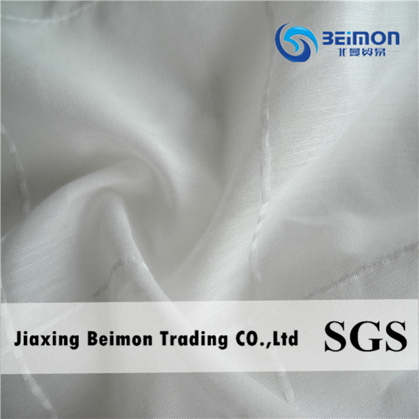 14mm 22%Silk 78% Cotton Checked Design in Pfd Fabric
