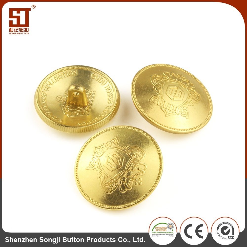 Wholesale Custom Simple Monocolor Individual Snap Metal Button for Jacket