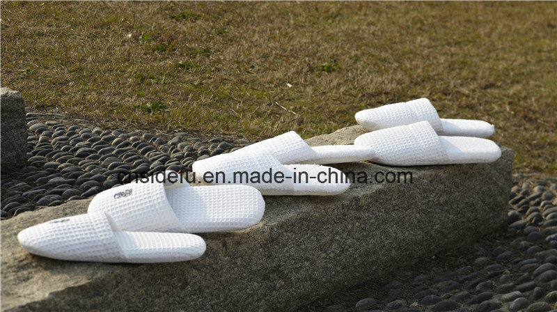 China Factory Cheap Wholesale Slipper, Waffle Bath Slipper for Hotel & Home Use