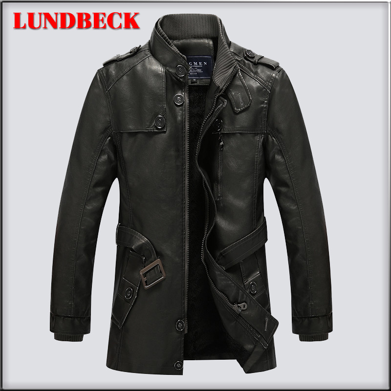 Men's Fashion PU Coat PU Jacket 2018