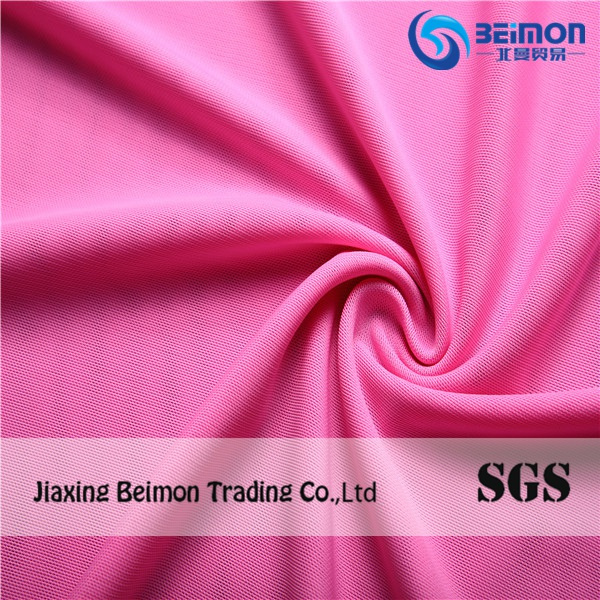 86% Polyester and 14% Spandex Mesh Fabric for Garment