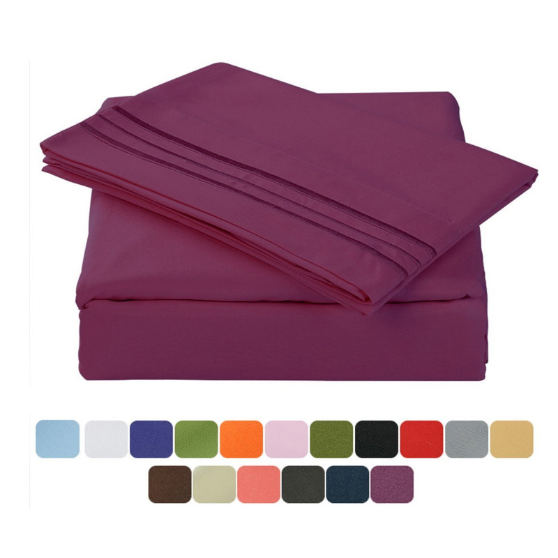 1500 Brushed Microfiber Bedding Sheet