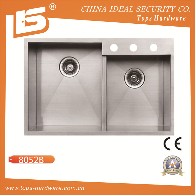 Stainless Steel Handmade Sink, Sink with Drainer
