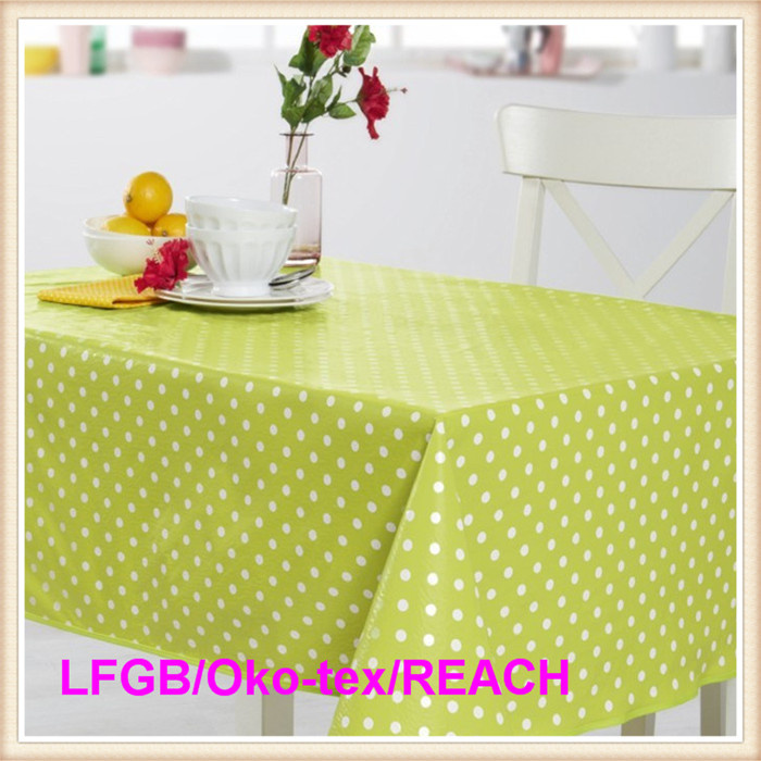 PVC Printed Tablecloth with Flannel Backing