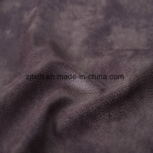 2016 Synthetic Leather Upholstery Fabric with Complex
