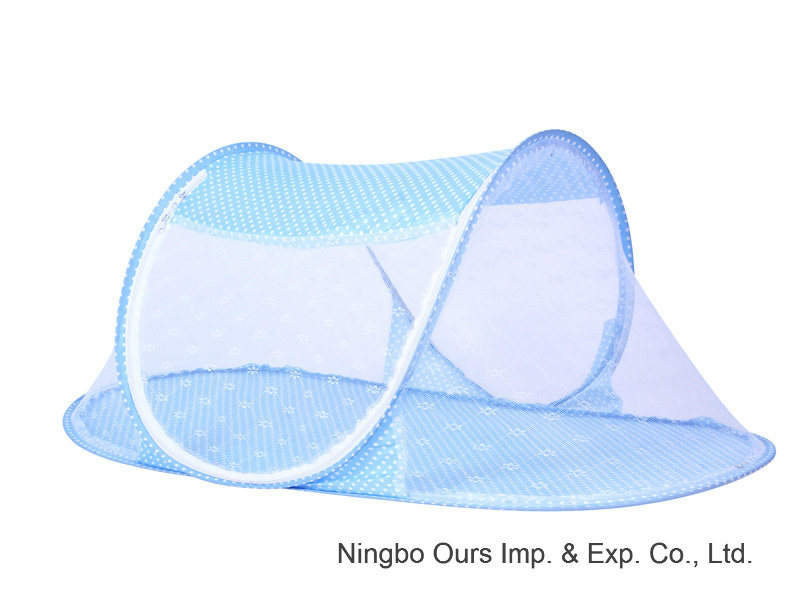 Baby Products 100%Polyester Baby Blue Traveling Mosquito Net