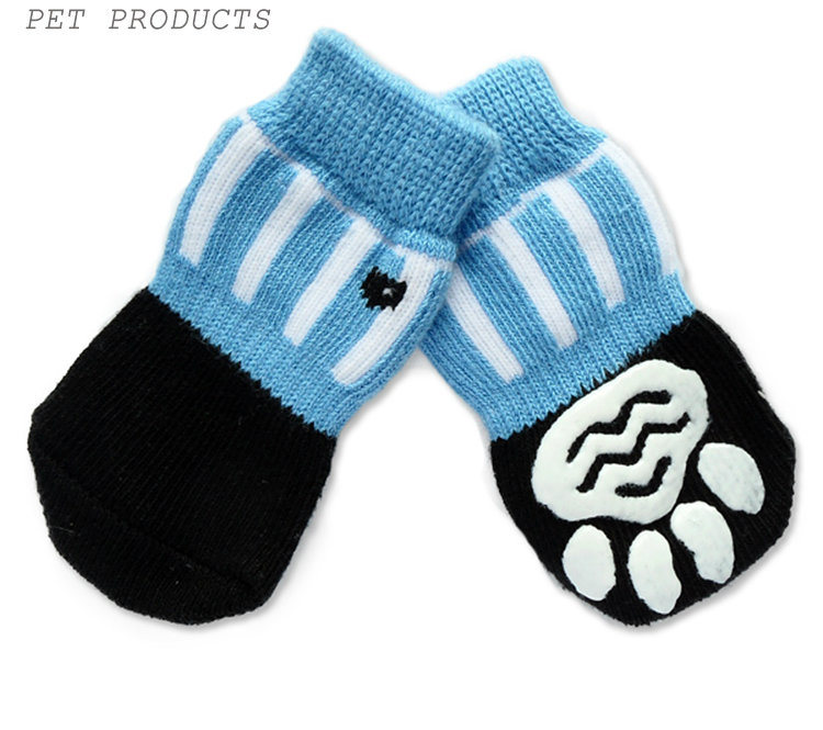 Pet Accessory Wholesale China Catoon Tube Dog Paw Socks