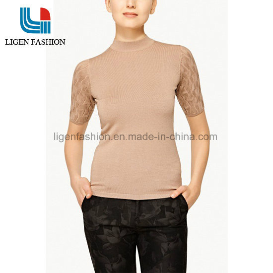 Ladies Pullover Sweater with Turtleneck