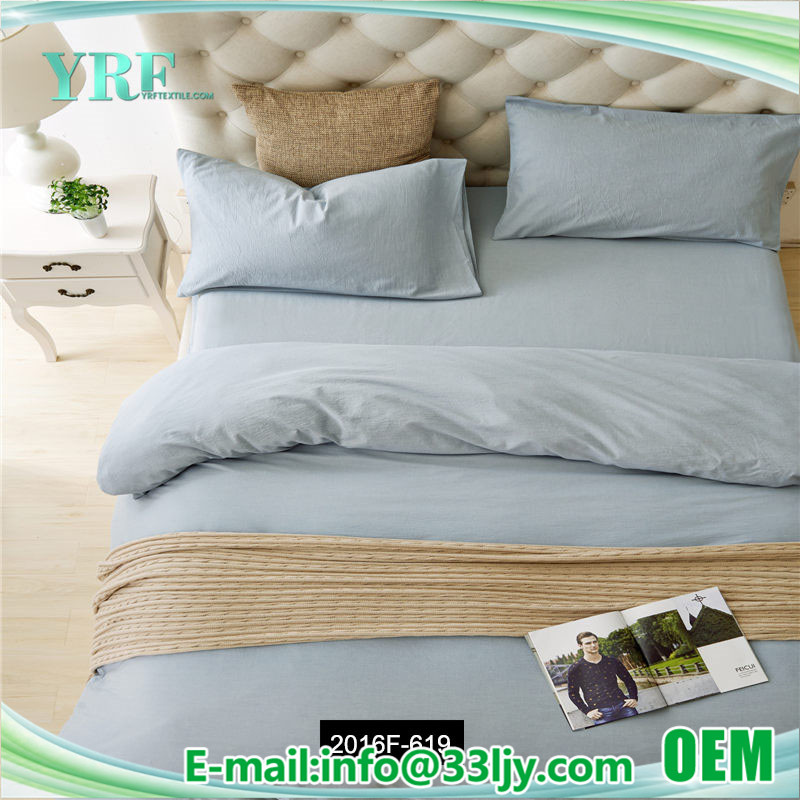 Customized Brush Cotton King Size Comforter Set for Motel