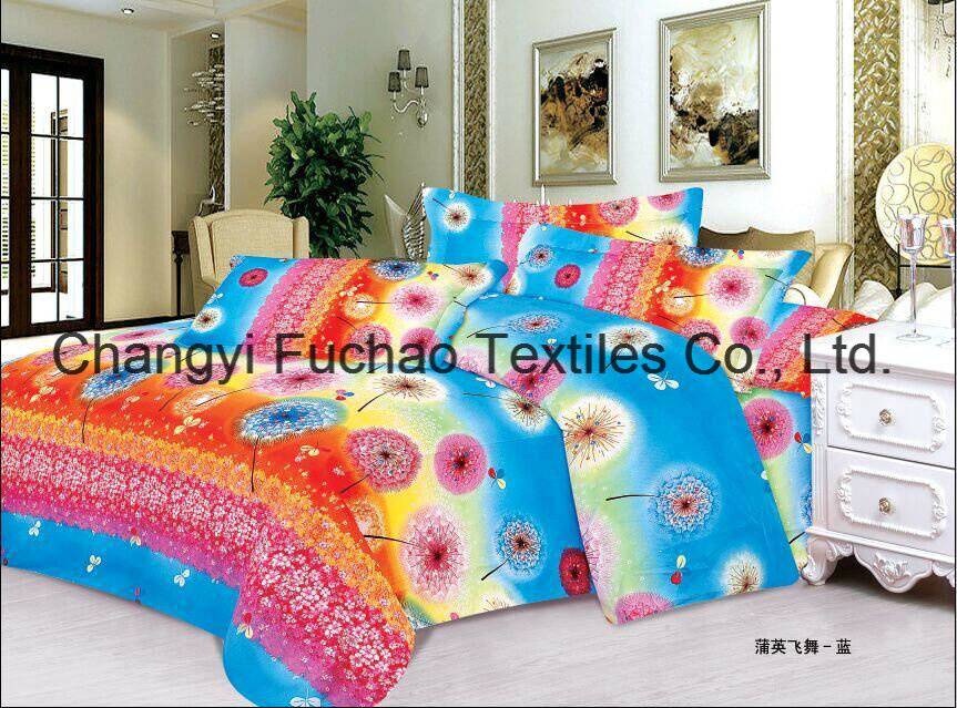 Poly or Cotton High Quality Lace Home Textile Bed Sheet