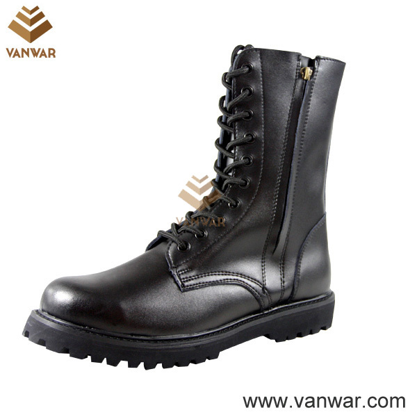 Zipper Tactical Military Boots of Goodyear Welt (WTB014)