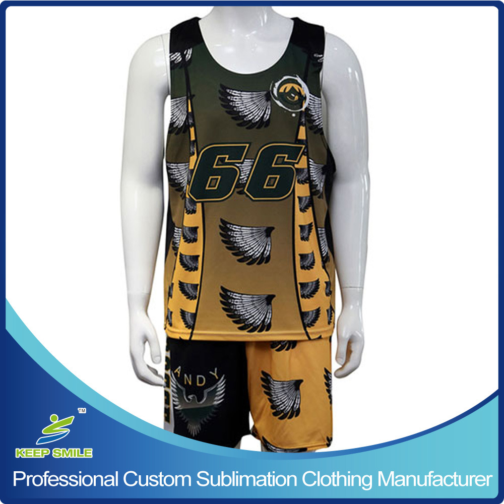 Custom Sublimation Men's Lacrosse Uniforms for Game