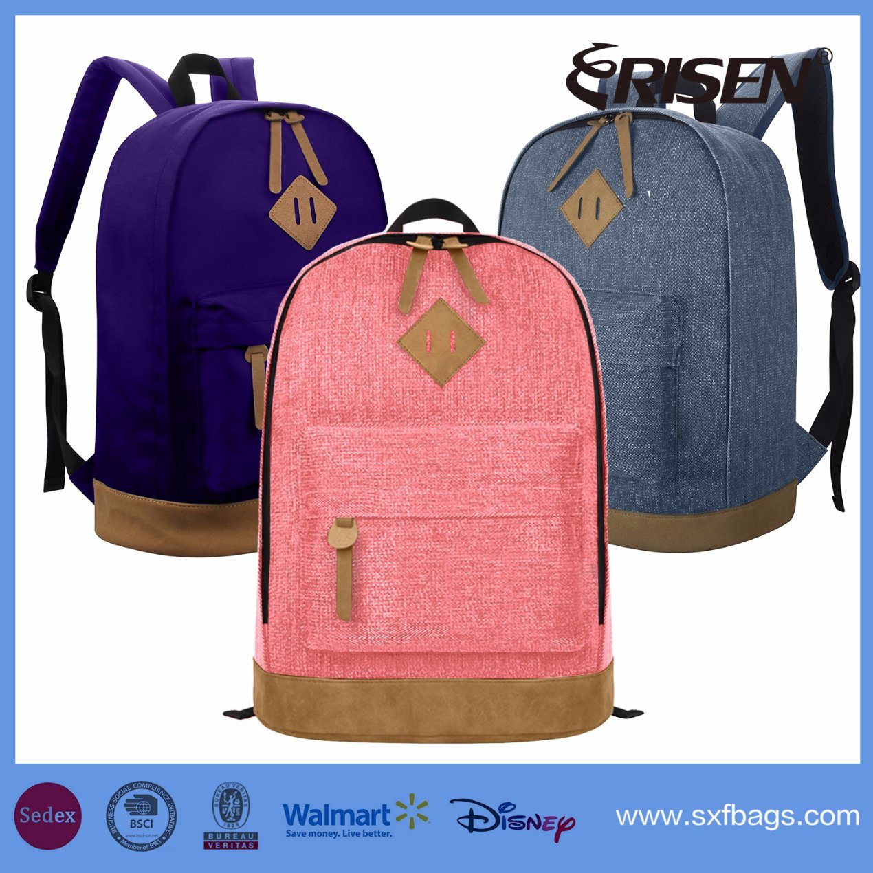 Classic Travel Laptop Backpack Bag for School