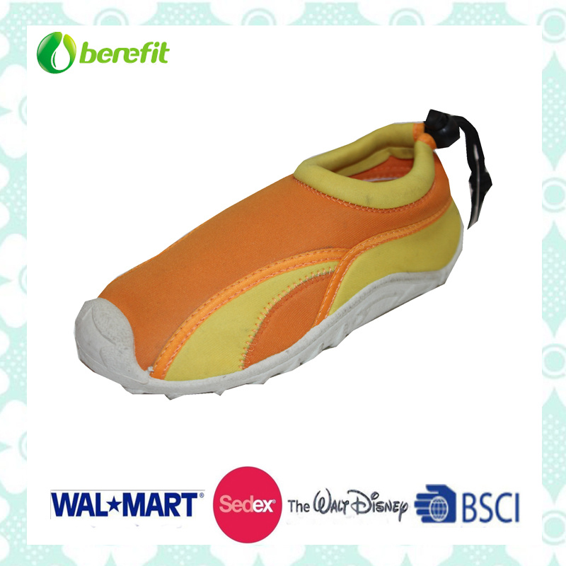Orange and Yellow Upper, TPR Sole, Casual Shoes