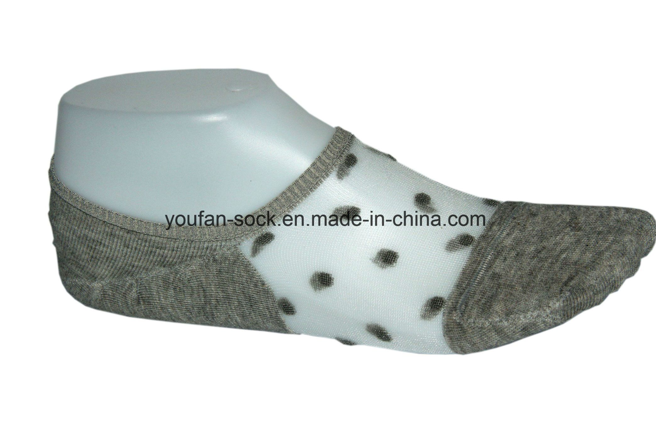 Cotton Summer Sock, False Linking 200n Single Cylinder, Ladies' Sock