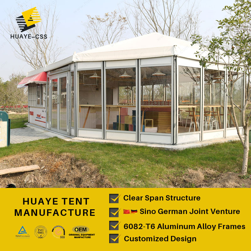 German Quality Glass Hexagonal Event Tent for Sale (hy317b)