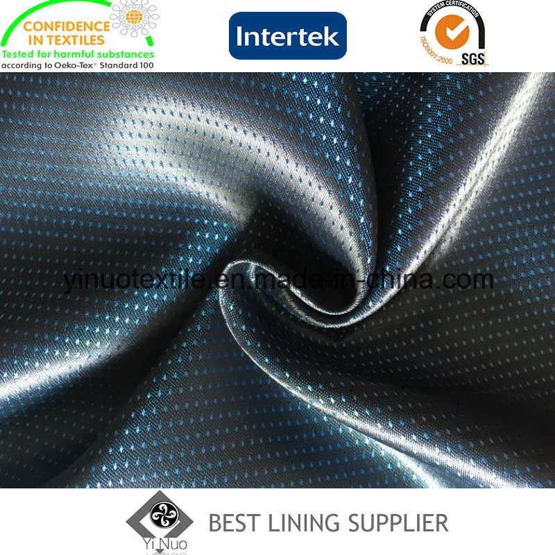 100% Polyester Colorfull Satin Lining for Men's Suit Jacket